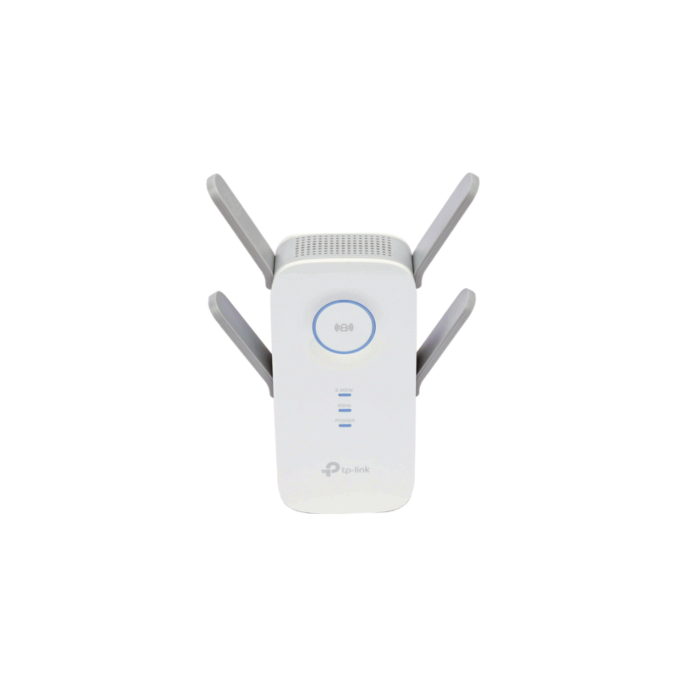 Repetidor WiFi AC 2600 Mbps, Doble Banda 2.4 GHz y 5 GHz, 1 Puerto Gigabit, 4 Antenas Externas