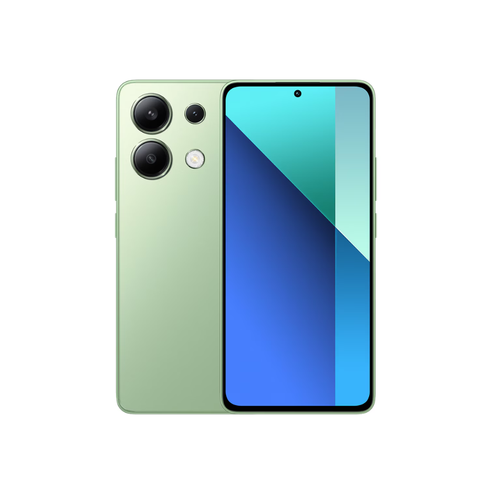 Xiaomi Redmi Note 13 256GB 8GB RAM verde menta 6.67" cámara 108+8+2MP selfie 16MP MIUI 14