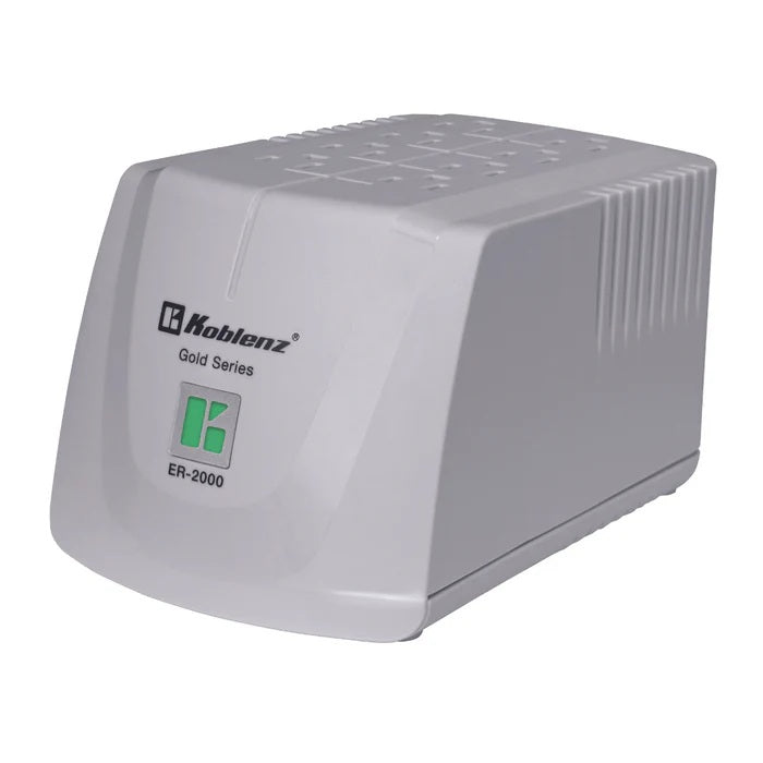 Regulador Koblenz ER-2000 2000 VA/ 800 W 8 contactos NEMA 5-15R aterrizados regulados indicador LED 95 - 145V