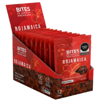 Bites Rojamaica Bolsa de 45 Grs Caja C/12