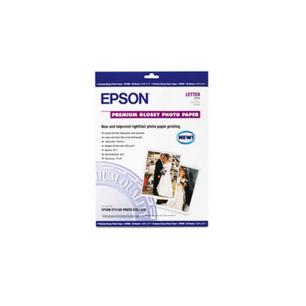 Papel Epson Fotográfico Premium Satinado 8.5x11" C/20