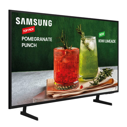 Pantalla Samsung 98" Bed-H Led Crystal 4K UHD Resolución 3840x2160 SMART TV Admon Contenido 16/7 3Y