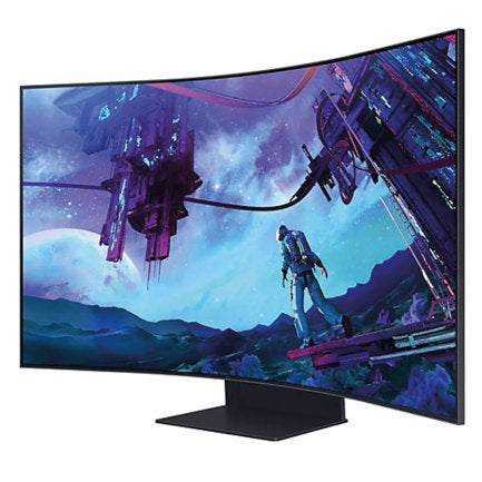 Monitor Gamer Samsung Odyssey Ark 55" 2ª Gen 4K UHD 3840x2160 Curvo VA 1000R 165Hz 1ms HDR10 Bocinas Gaming Hub Smart