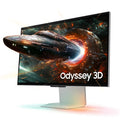 Monitor Gamer Samsung 27" 3D Odyssey 4K IPS 3840x2160 165Hz Plano Plata RGB 1ms G90XF