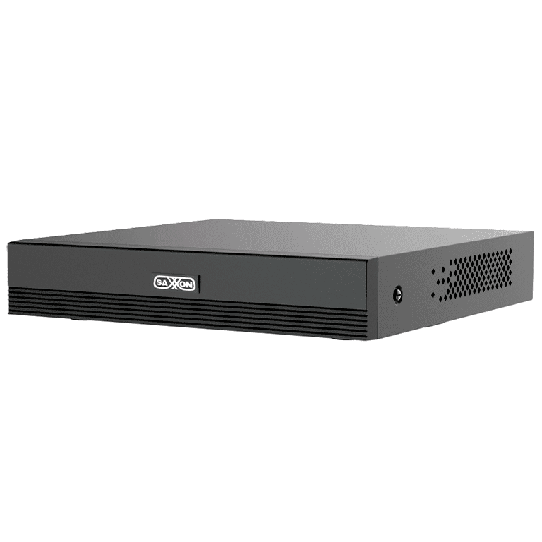 Saxxon SUA-XVR1E04-I Video Grabador Digital HDCVI 4 Canales +1 IP Conversión Hasta 5 IP Codificación 1080N Audio Entradas Salidas Onvif