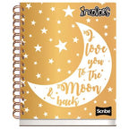Cuaderno Scribe Book Incolors Raya Pasta Dura Espiral Doble 100 Hojas