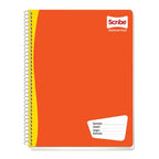 Cuaderno Profesional Scribe Escolar Raya Espiral Doble 200 Hojas