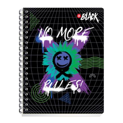 Cuaderno Profesional Scribe Inblack Raya Espiral Doble 100 Hojas