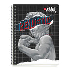 Cuaderno Profesional Scribe Inblack Raya Espiral Doble 100 Hojas