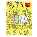 Cuaderno Frances Scribe Natural Raya Espiral Doble 100 Hojas