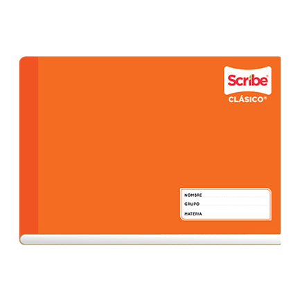 Cuaderno Scribe Italiana Blanco 100 Hojas Pasta Semirigida
