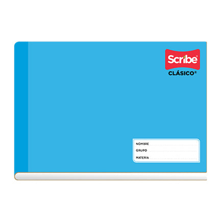 Cuaderno Scribe Italiana Blanco 100 Hojas Pasta Semirigida