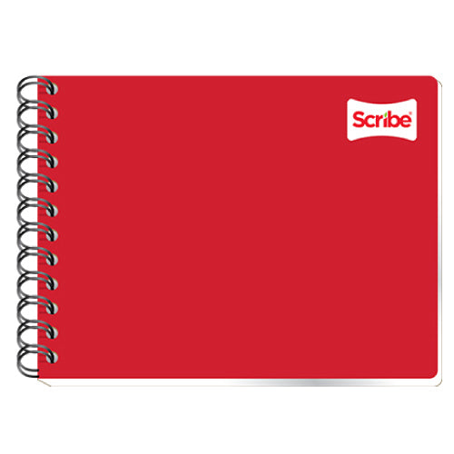 Cuaderno Scribe Italiano Clasico Doble Raya 100 Hojas Doble Espiral