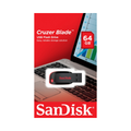 Memoria Flash Sandisk Cruzer Blade 64GB USB 2.0 Negra (SDCZ50-064G-B35)