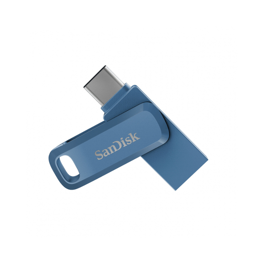 Memoria SanDisk 64GB USB C 3.2 Ultra Dual Drive Go Navy Blue azul marino