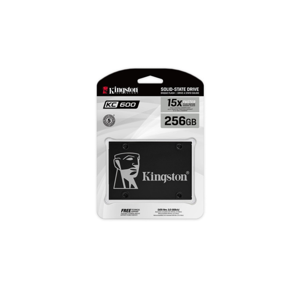 Unidad de Estado Solido Kingston SKC600 de 256GB, 2.5" SATA III