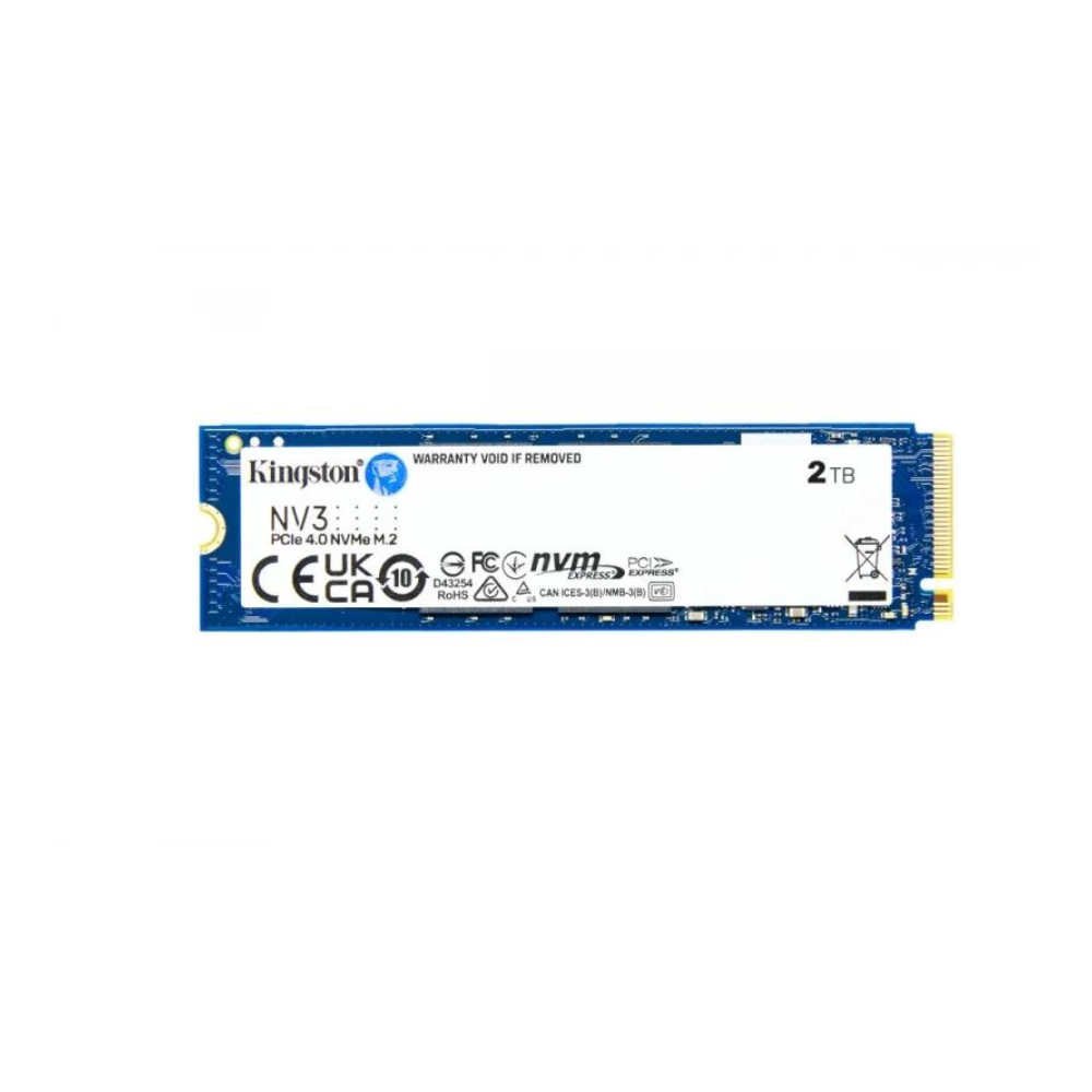 Unidad de Estado Solido Kingston NV3 de 2TB, M.2 2280 NVMe 6000MB/S