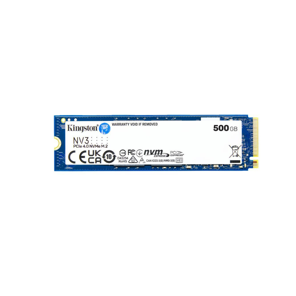 Unidad de Estado Sólido Kingston NV3 500GB M.2 2280 NVMe 6000MB/S