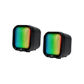 Bocinas Vorago Start The Game 3.5mm RGB por USB para PC 2x2W