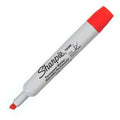 Marcador Permanente Sharpie Tank Barril Plastico Rojo C/12