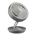 Ventilador Steren Plegable Recargable Color Gris