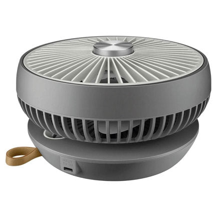 Ventilador Steren Plegable Recargable Color Gris