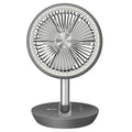 Ventilador Steren Plegable Recargable Color Gris