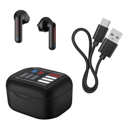 Audífonos Steren FreePods Touch TWS Star Wars Bluetooth Manos Libres Negro