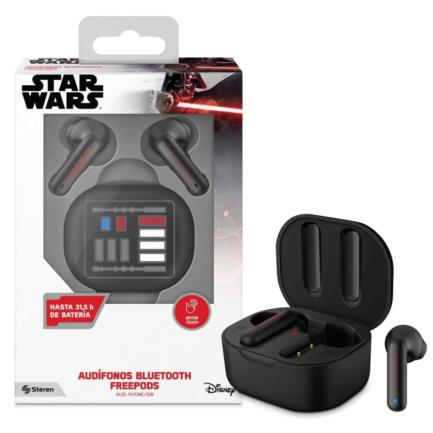Audífonos Steren FreePods Touch TWS Star Wars Bluetooth Manos Libres Negro