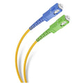 Cable de Fibra Óptica Steren SC APC/UPC de 2m para Conexión de Modem
