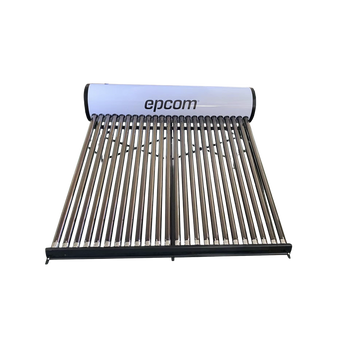 Bóiler Solar de 240L, Baja Presión con 24 Tubos de Vacío de Mayor Resistencia y Termotanque Inoxidable de Grado Alimenticio 240 L Resistentes a Granizo de Hasta 25 mm/ l, Incluye Anodo de Magnesio