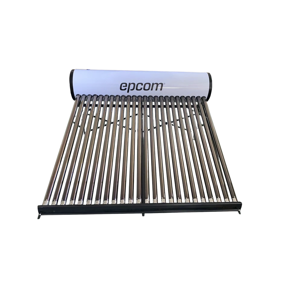 Bóiler Solar de 240L, Baja Presión con 24 Tubos de Vacío de Mayor Resistencia y Termotanque Inoxidable de Grado Alimenticio 240 L Resistentes a Granizo de Hasta 25 mm/ l, Incluye Anodo de Magnesio