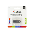 Memoria USB Stylos 16GB ST100 Flash 2.0 Plata (STMUSB2B)