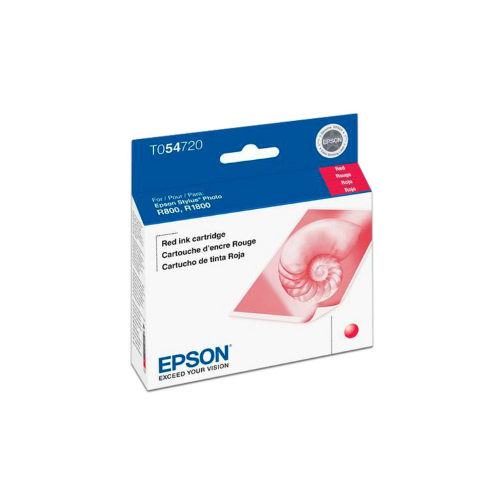 Cartucho Epson R1800 Rojo Stylus Photo T054720-Al