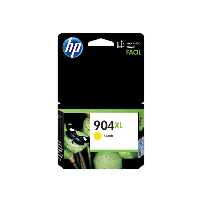 HP Cartucho original de tinta amarilla de alto rendimiento 904XL