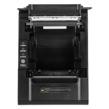 Impresora Térmica TechZone TZBE102 80mm Vel 250mm/s 203dpi USB/Serial/RJ45/RJ11 Cortador Manual 1 Año Garantía
