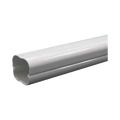 Kit de Canaletas Para la Organización de Tuberías y Cables Eléctricos en Instalaciones de Aire Acondicionado, Uso en Interiores y Exteriores, PVC Rígido, Ideal Para Minisplit, Contenido de Kit (11 Piezas), (3000-00000)