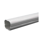Kit de Canaletas Para la Organización de Tuberías y Cables Eléctricos en Instalaciones de Aire Acondicionado, Uso en Interiores y Exteriores, PVC Rígido, Ideal Para Minisplit, Contenido de Kit (11 Piezas), (3000-00000)