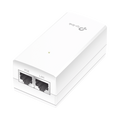Inyector PoE Pasivo 24V, 2 Puertos Gigabit, Montaje en Pared