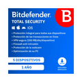 ESD Bitdefender Total Security Multidispositivo 5 Usuarios por 1 Año
