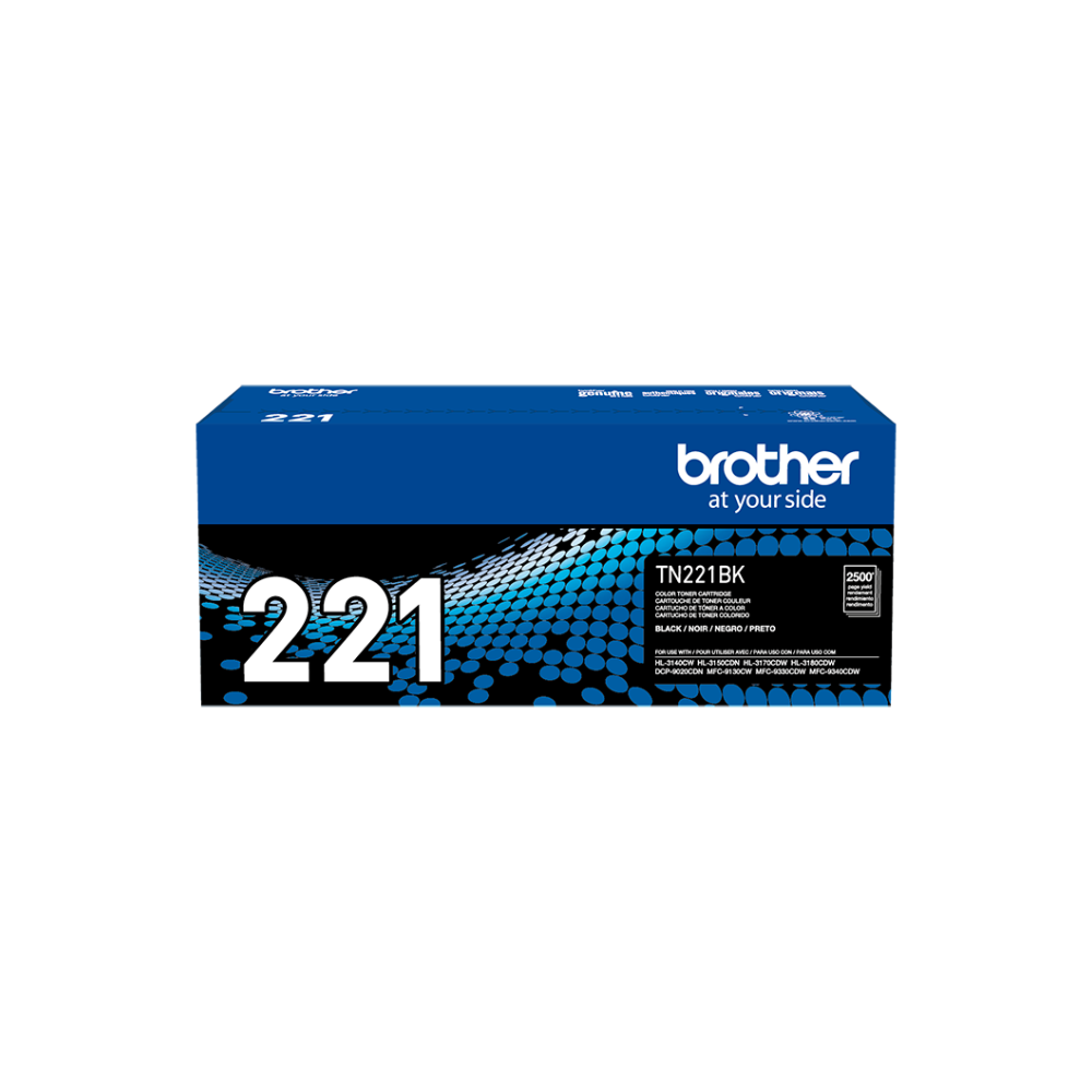 Toner Brother Negro 2500 Paginas Para MFC9130CW MFC9330CDW TN221BK
