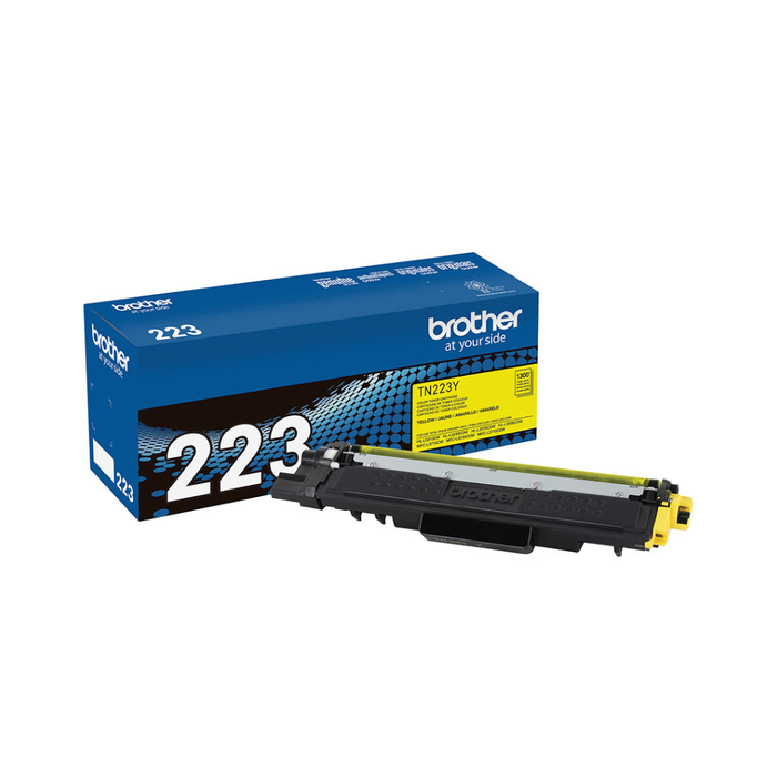 Toner Brother TN223Y Amarillo Genuine Rendimiento Estandar (1 300 Pag) Hl-L3210Cw Hl-L3230Cdw Hl-L3270Cdw Hl-L3290Cdw Mfc-L3710Cw Mfc-L3750Cdw Mfc-L3770Cdw