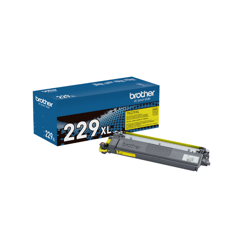 Tóner Brother TN229XLY Amarillo Genuine Alto Rendimiento Para MFC-L3780CDW / DCP-L3560CDW — Rendimiento 3,000 Páginas