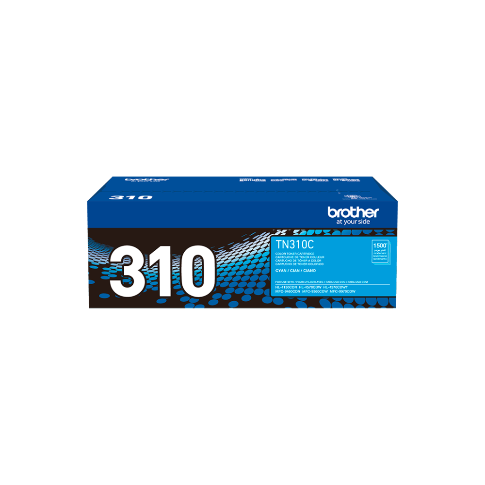 Tóner Brother Cyan 1,500 Páginas para MFC9970CDW TN310C