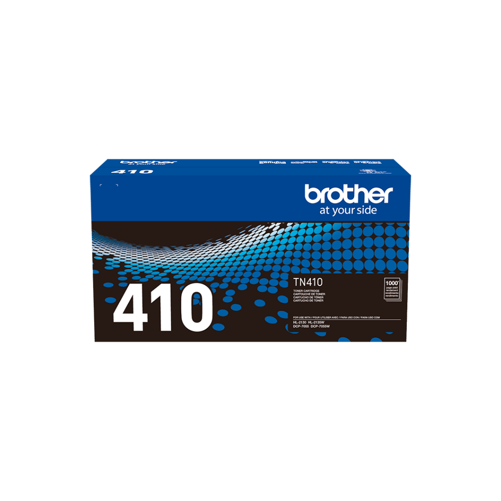 Tóner Brother Negro 1,000 Páginas para HL2135W, DCP7055W TN410