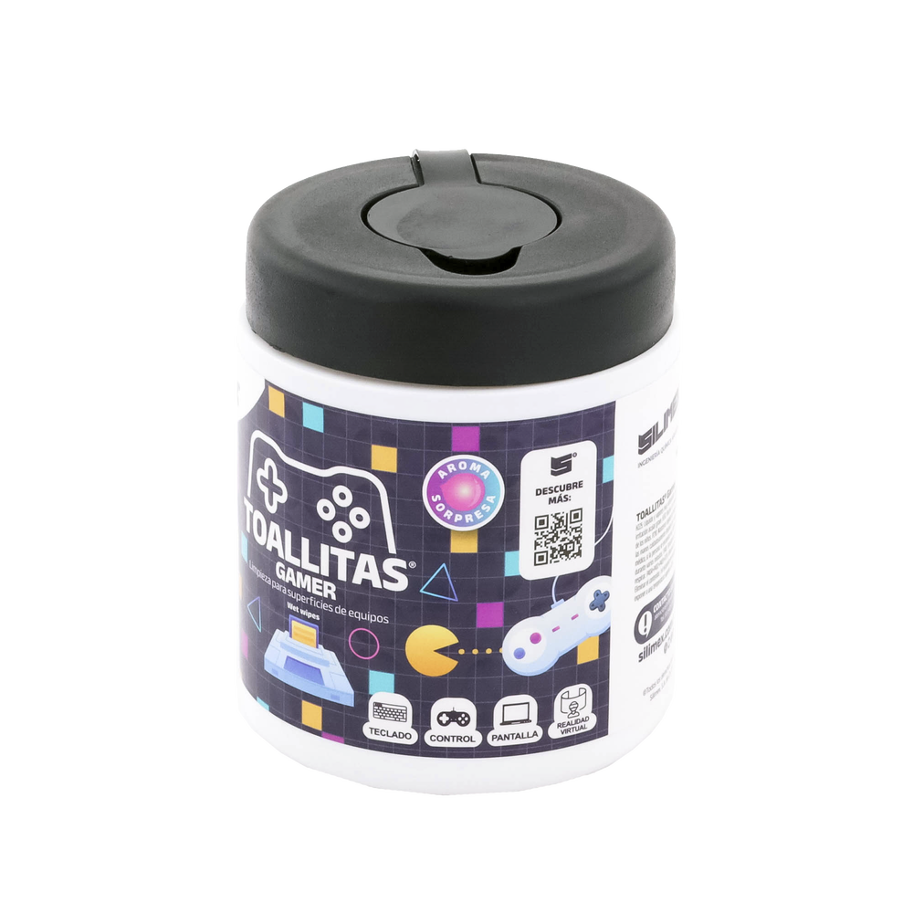 Toallitas Gamers, Excelente Opción Para Gamers Que Buscan Mantener Sus Consolas y Accesorios en Perfecto Estado, Libres de Suciedad y Protegidos Contra Bacterias