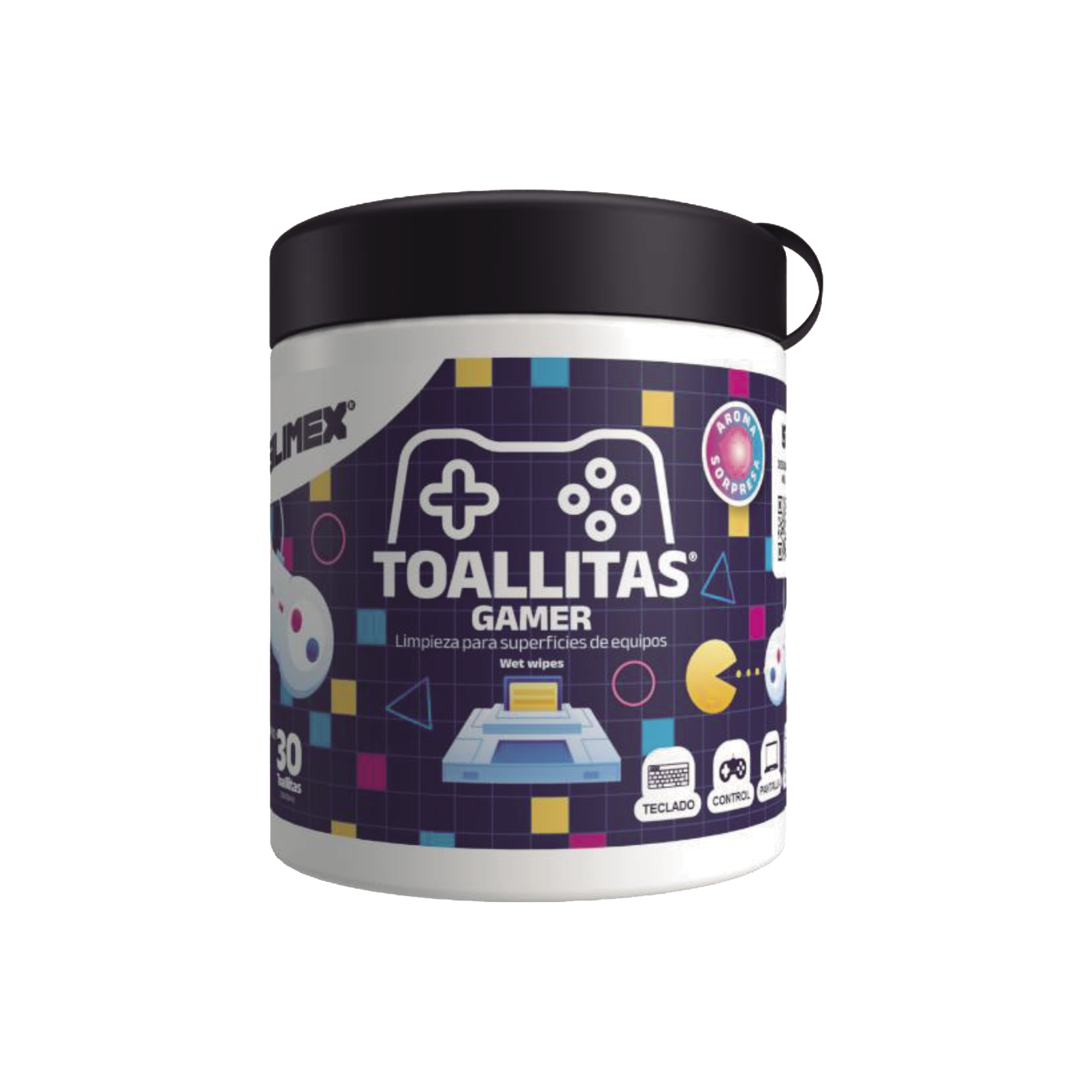 Toallitas Gamers, Excelente Opción Para Gamers Que Buscan Mantener Sus Consolas y Accesorios en Perfecto Estado, Libres de Suciedad y Protegidos Contra Bacterias