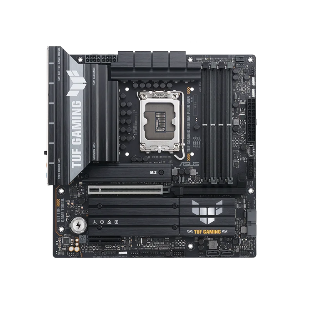 Tarjeta madre Asus TUF Gaming B860M-PLUS WIFI socket 1851 Intel Core Ultra (Series 2) 4xDDR5 HDMI DP USB C mATX