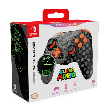 Control Inalámbrico Turtle Beach Rematch Blackout Bowser Nintendo Switch