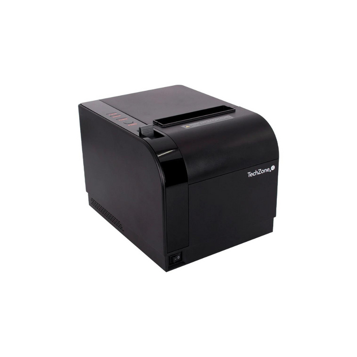 Impresora Térmica TechZone TZBE301 80 mm Vel. 300 mm/s 203 DPI USB/Serial/RJ45/RJ11 Cortador Automático 1 año de garantía